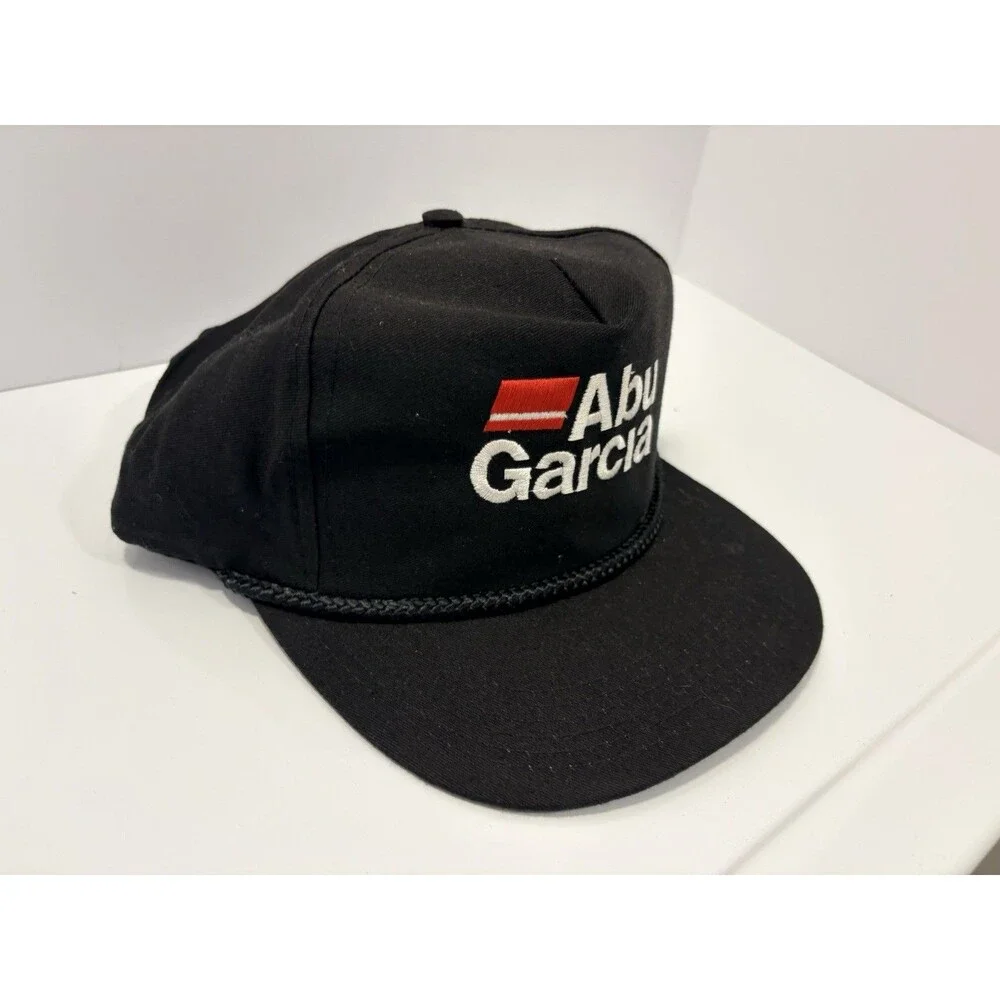 VTG Abu Garcia Big Rope High Crown Trucker Snapback Hat Super Retro Head To Toe
